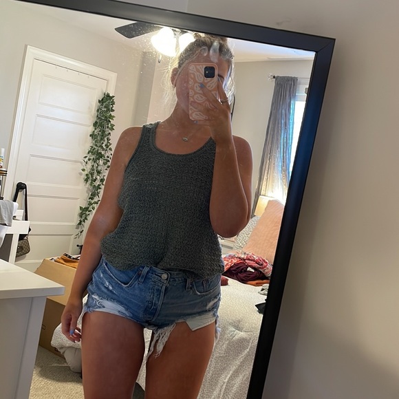 Aerie Knitted Razorback Tank - Picture 1 of 4